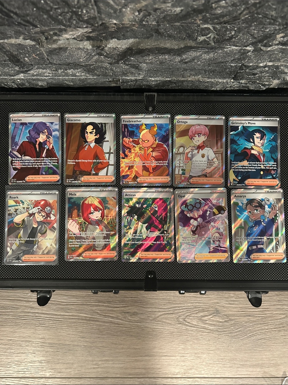 Pokemon‎ TCG Full Art Trainer Holo lot of 10 Cards from Random Sets M/NM